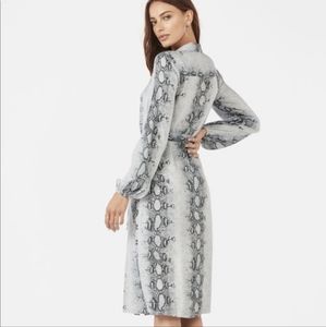 Need Supply Stelen Snake Print Shirt Dress